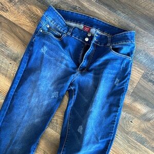 T & Y Fashion Distressed Stretch Skinny Jeans Size 23/24